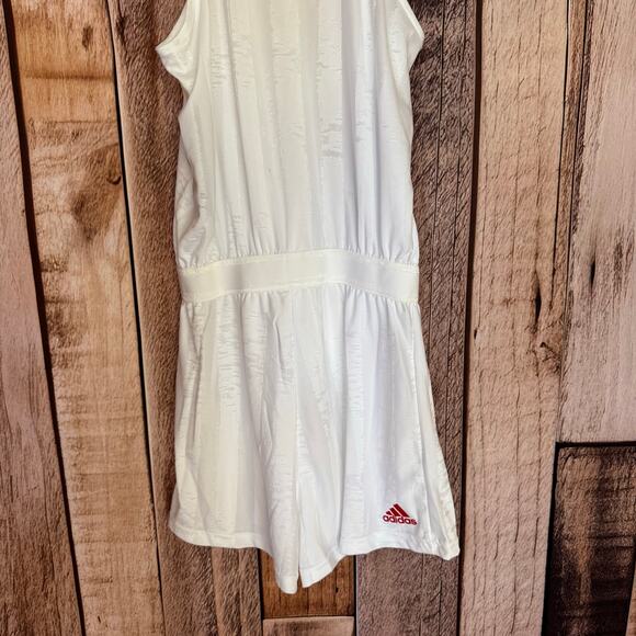 Adidas Tennis Dress All-In-One White Primegreen Athletic Performance Small NWT - Picture 4 of 8